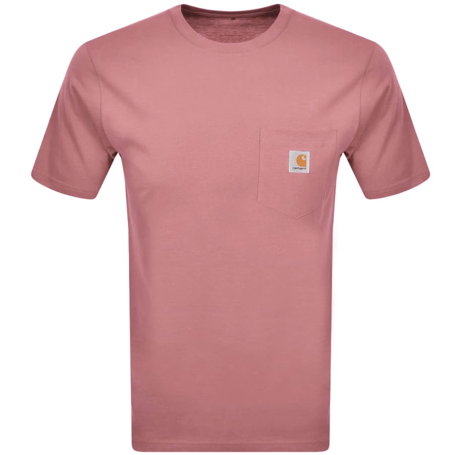 Alternative Image for ProductCarhartt Short Sleeved Pocket T Shirt Pink1